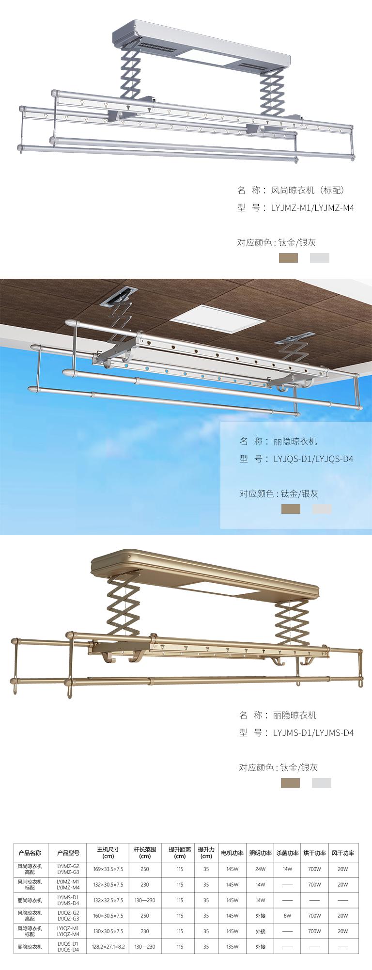联邦尚品道集成吊顶 晾衣机