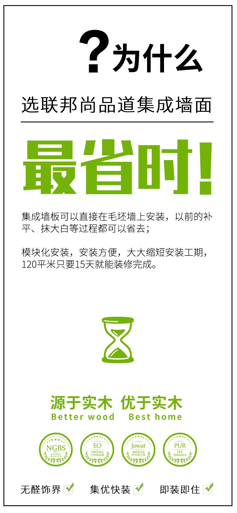 联邦尚品道集成墙面 集成墙面优势