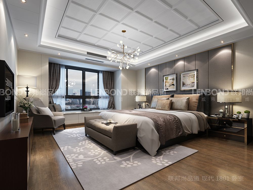 联邦尚品道集成墙面 效果图