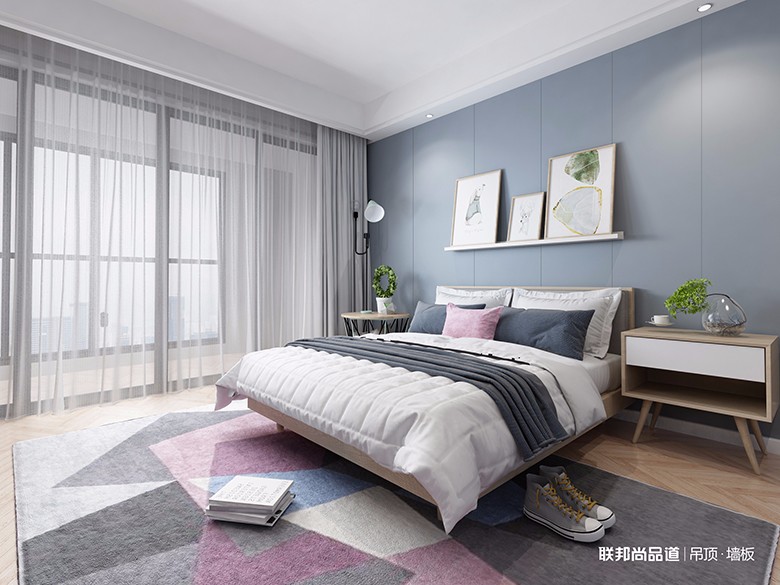 集成墙面儿童房效果图