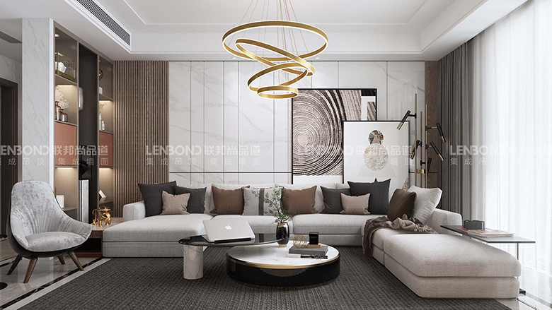 联邦尚品道大理石背景墙