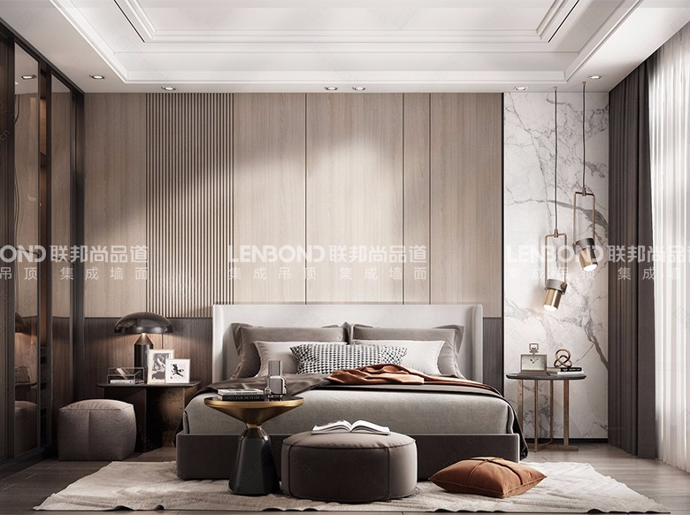 集成墙板效果图