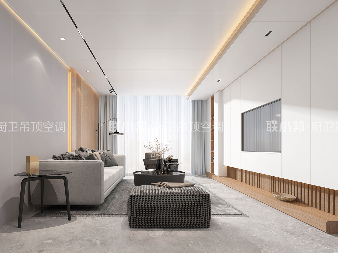 联小邦宽宅大板吊顶 效果图 联小邦宽宅大板吊顶 效果图